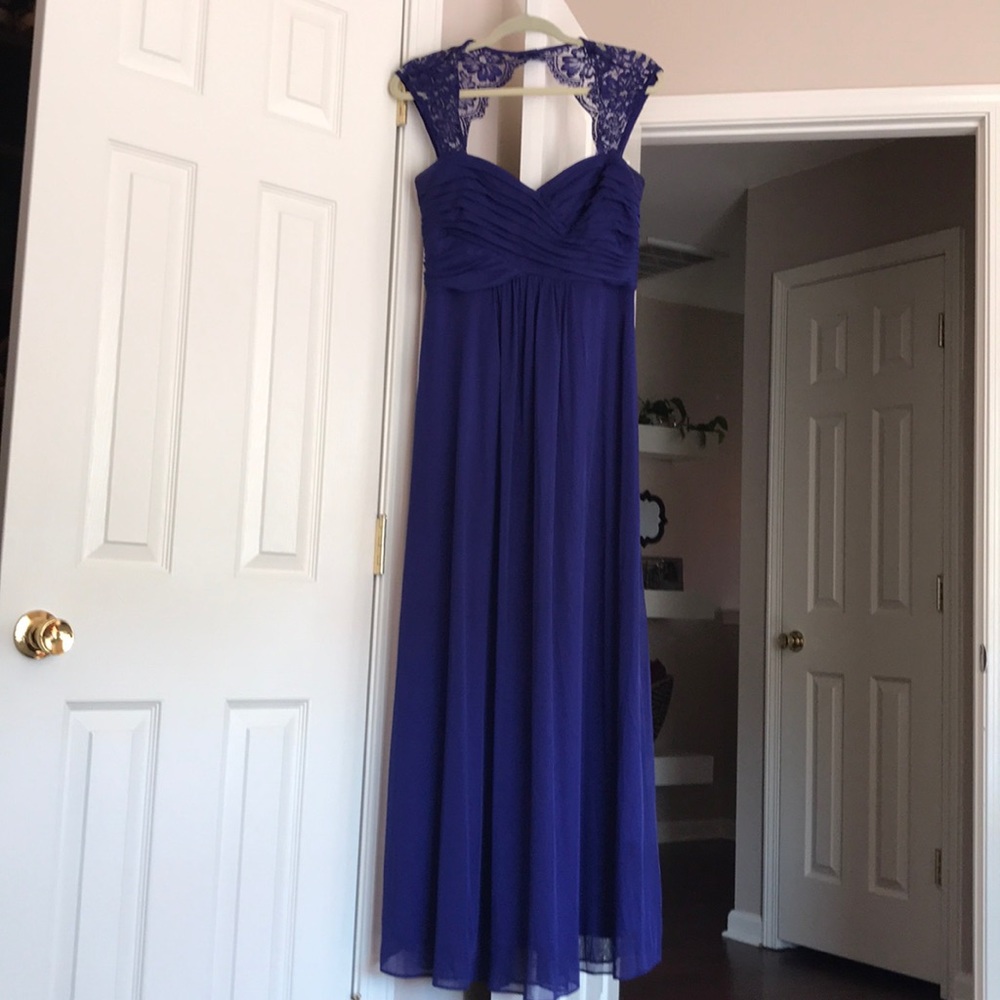 Blue formal dress worn 1 time